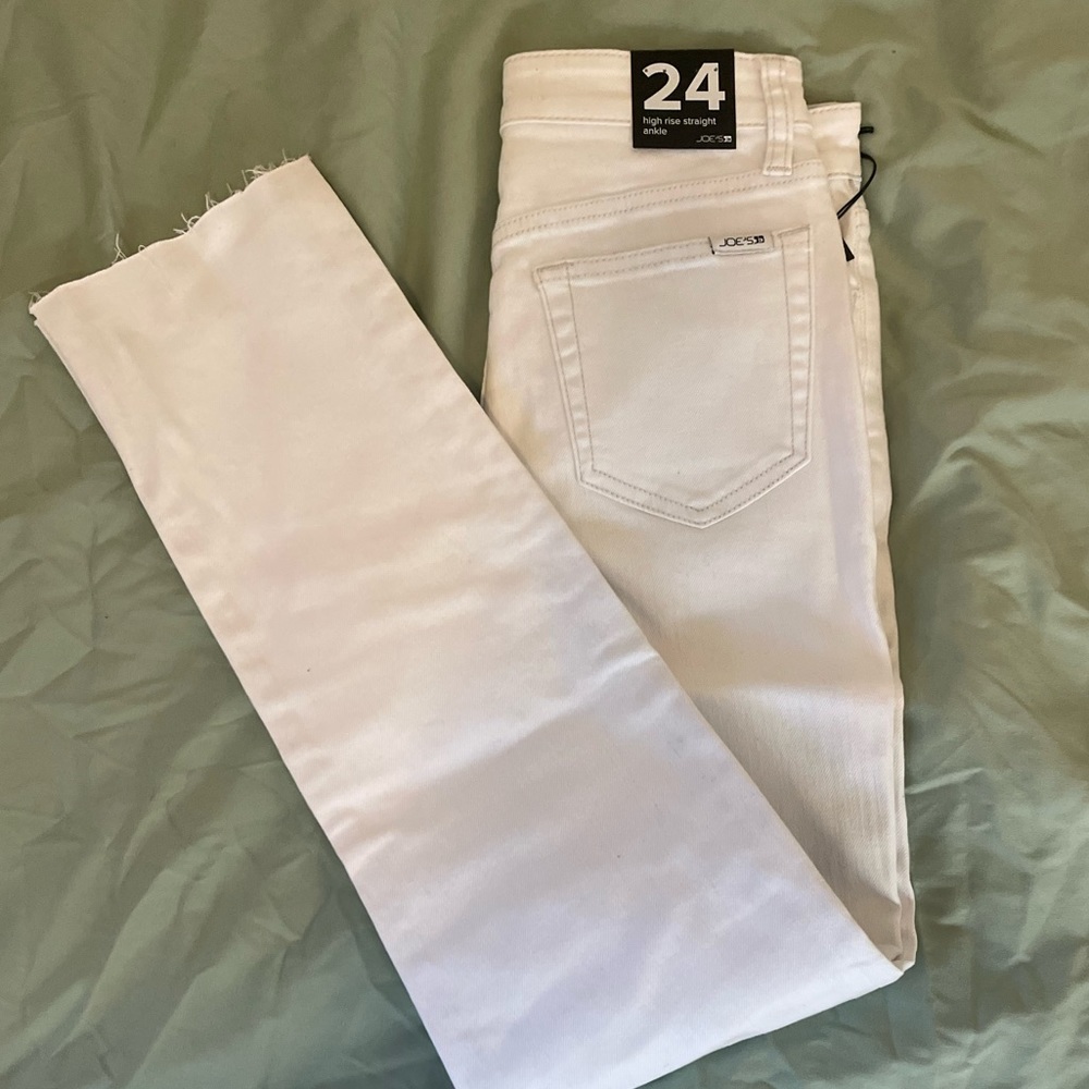 Joe’s High Rise Straight Ankle Jeans